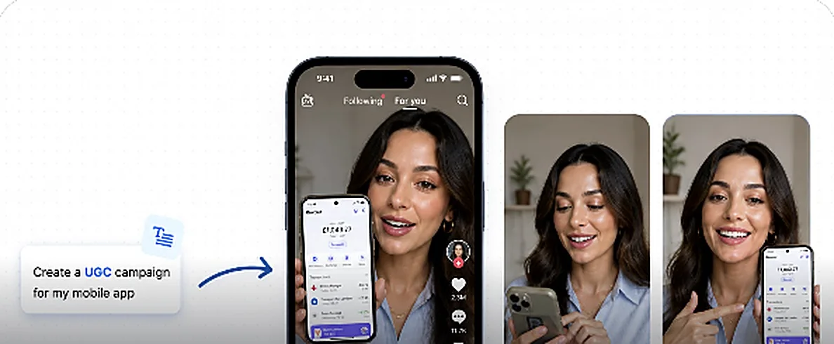 UGC Video for Mobile App flow