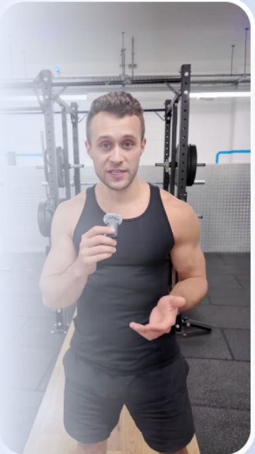 AI actor Marcus presenting in a gym