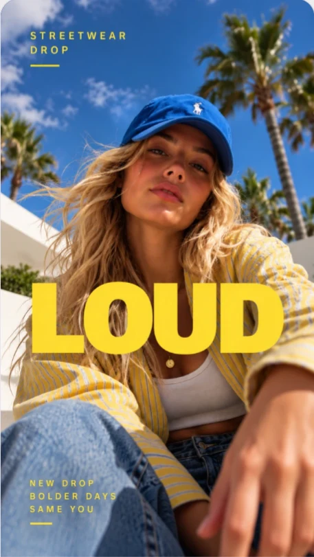 Streetwear image ad